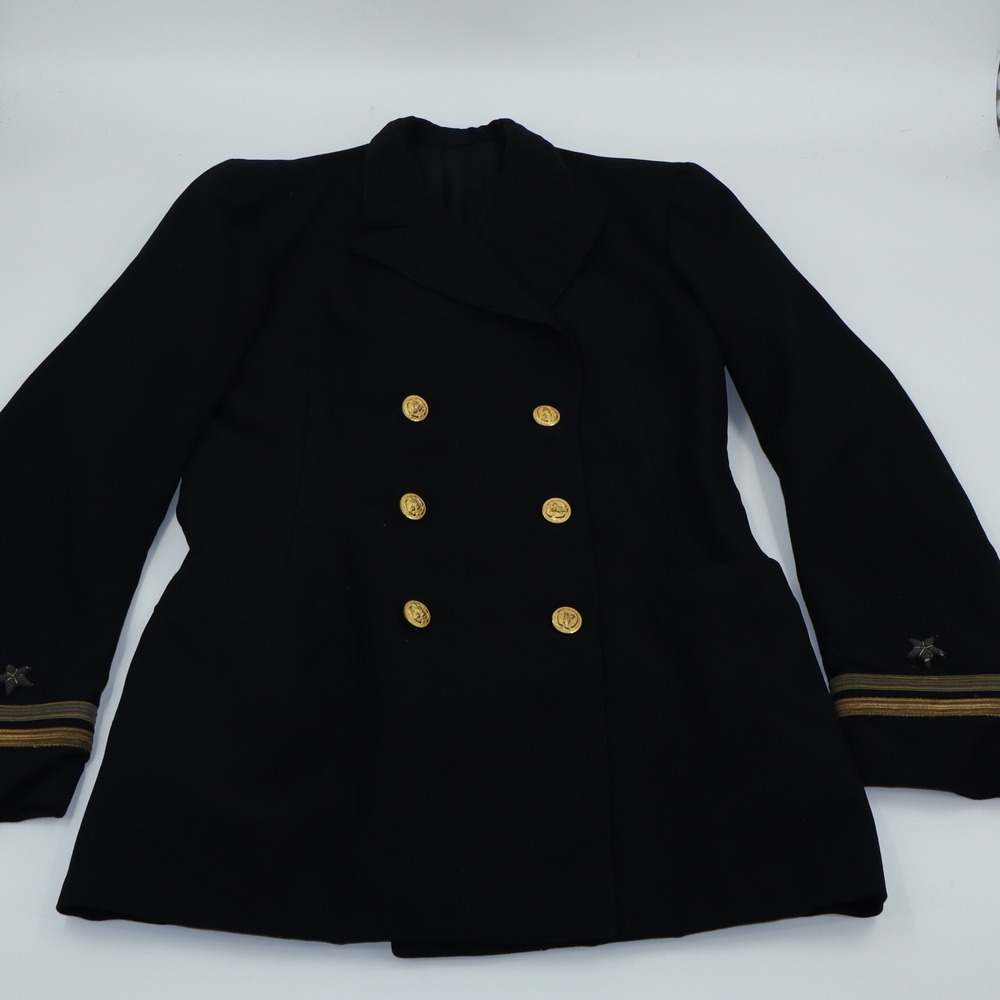 Vintage US Navy Regulation Uniform‎ Jacket Grosner of Washington Black Wool 42